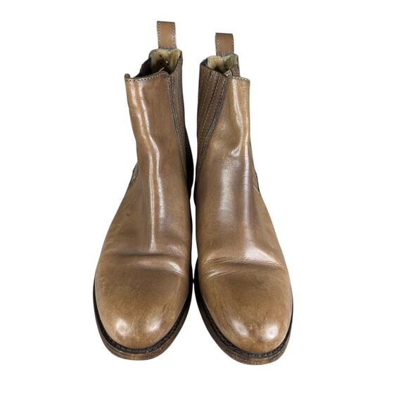 Frye Women’s Chelsea Leather Boots Brown Size 9 B Slip-On Ankle Booties - Picture 6 of 10